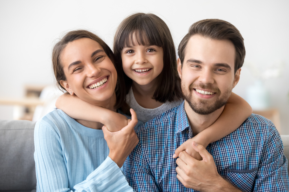 portrait of a happy family - emergency dentistry portrait of a happy family - emergency dentistry