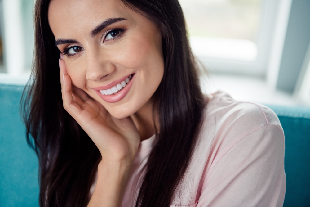 Woman with perfect teeth - Porcelain Veneers in Federal Way Woman with perfect teeth - Porcelain Veneers in Federal Way